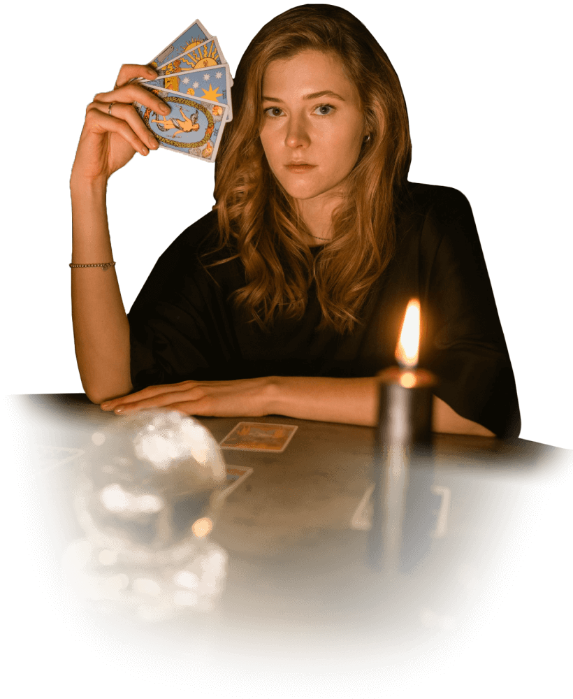 tarot card reader template hero img